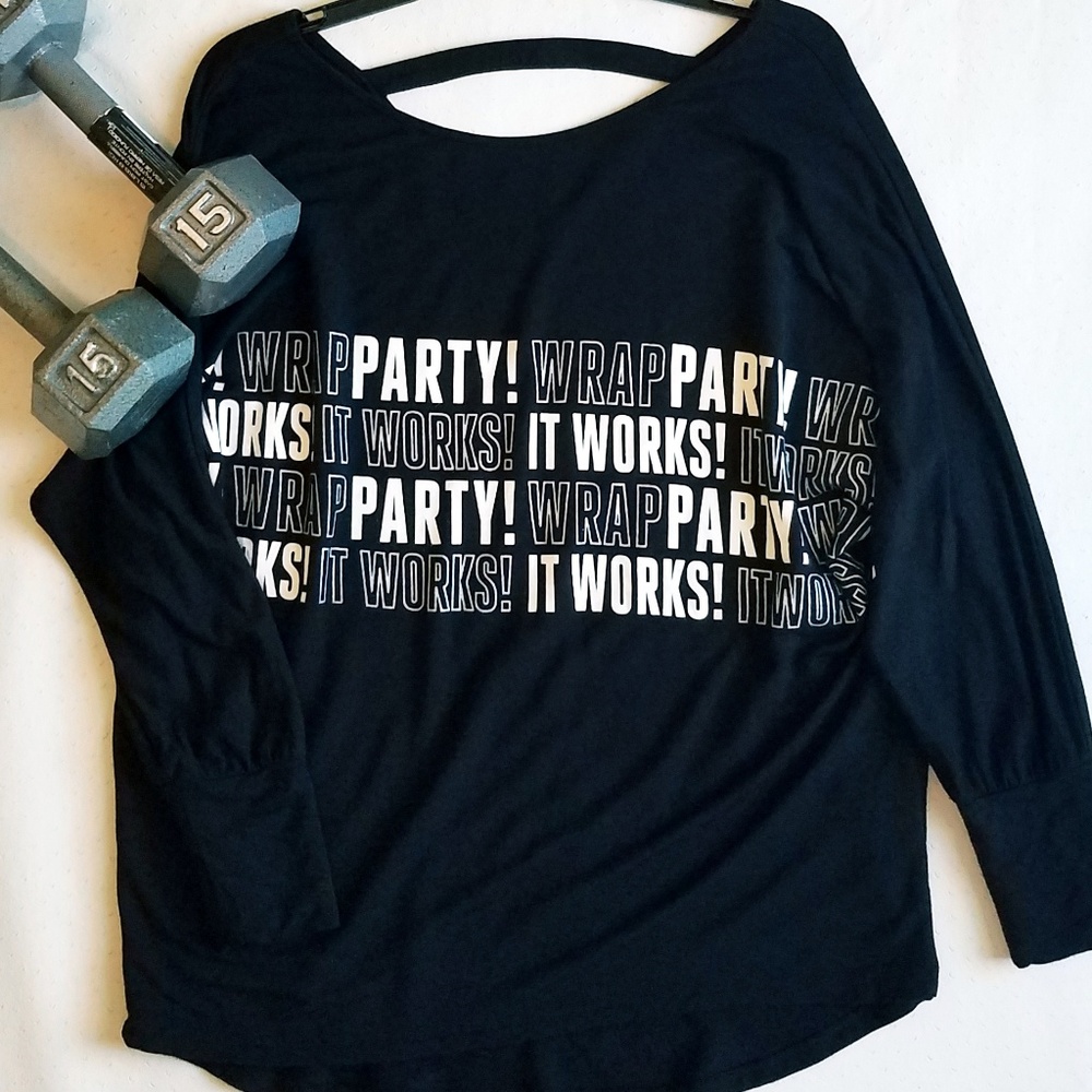 It Works Wrap Party Dolman Top
